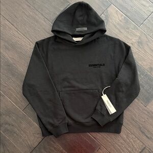 Essentials Classic Black Hoodie
